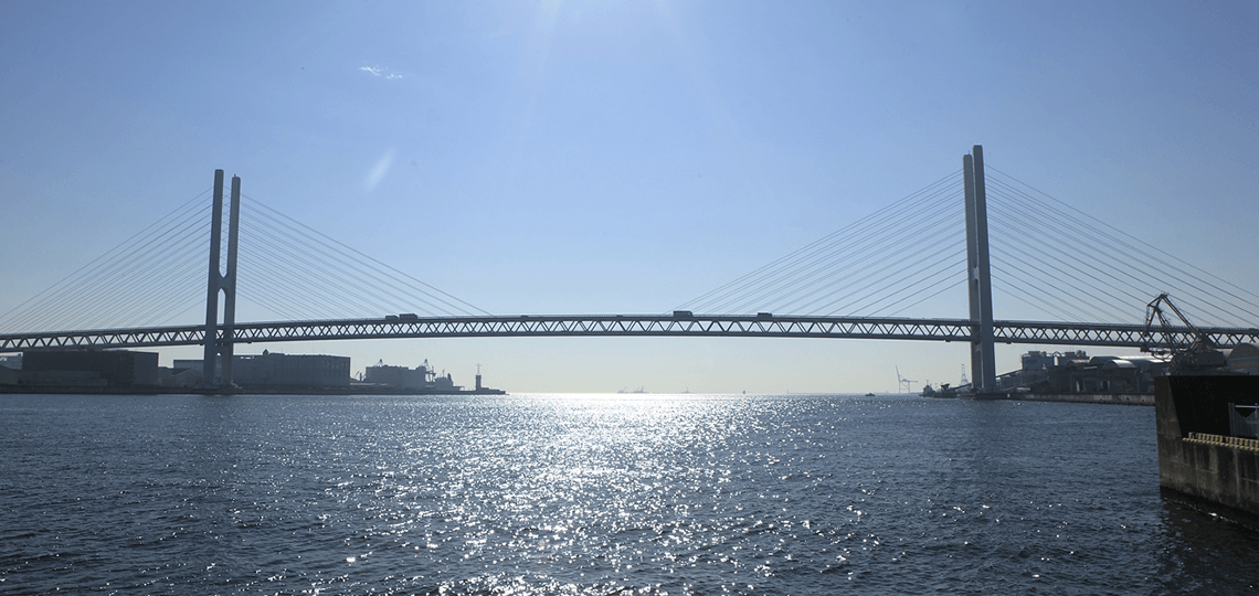 美しいダブルデッキ構造の斜張橋 東神戸大橋 阪神高速 技術のチカラ
