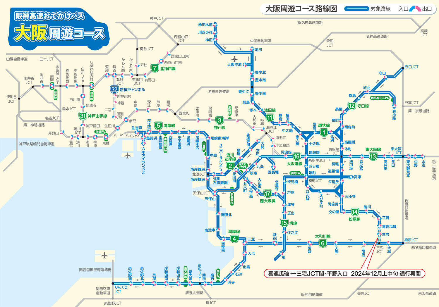 大阪周遊コース